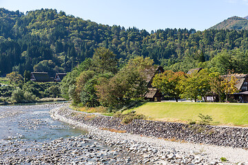 Image showing Traditional Shirakawago village in Japan