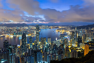 Image showing Hong Kong city at morning