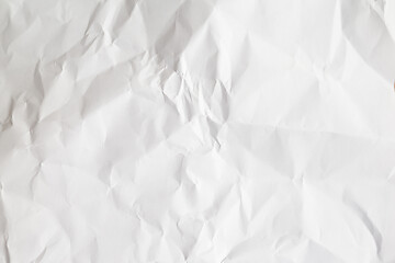 Image showing Wrinkled White paper