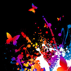 Image showing technicolor butterfly