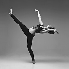 Image showing Beautiful woman dancer