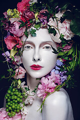 Image showing Beautiful flower queen