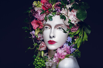 Image showing Beautiful flower queen