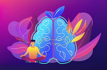 Image showing Mindfulness concept vector illustration.