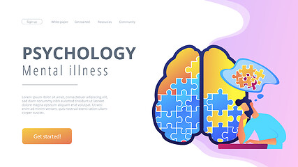 Image showing Psychology and mental illness landing page.