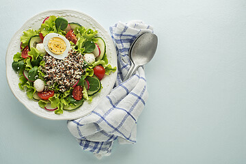 Image showing Salad quinoa