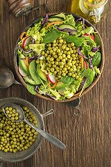 Image showing Mixed Salad peas