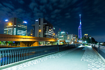 Image showing Fukuoka city in Japan