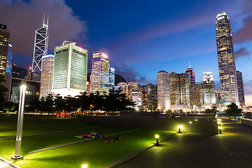 Image showing Hong Kong skyline