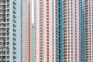 Image showing Facade of a apartment building