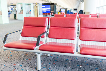 Image showing Waiting area in airport