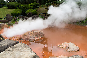 Image showing Blood Hell Hot Springs at Beppu