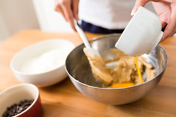 Image showing Making cookies at home