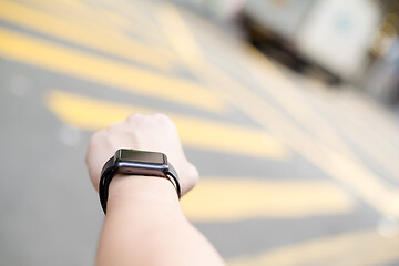 Image showing Man with smart watch