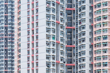 Image showing Facade of a apartment building