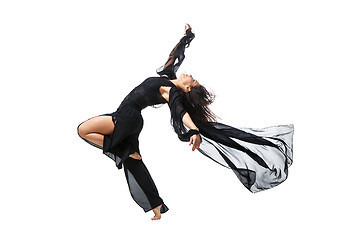 Image showing Beautiful modern dancer girl