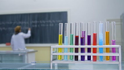 Image showing Chemistry classroom