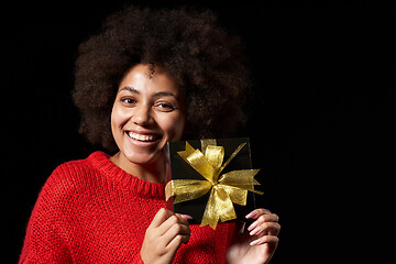 Image showing Black Friday sale, gift, present, celebration concept.