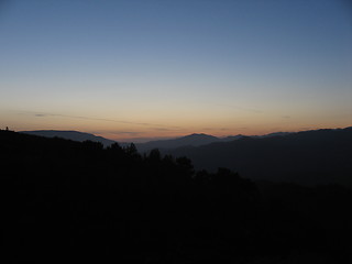 Image showing Night at the horizon. Cyprus