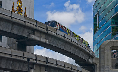 Image showing skytrain in bangkok