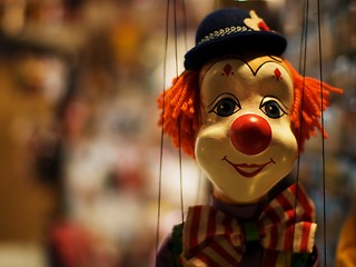 Image showing Puppet clown