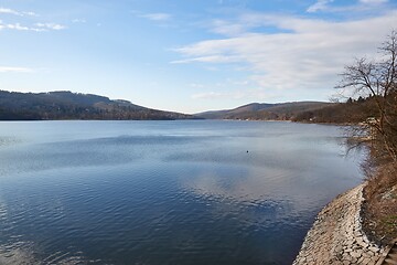 Image showing Rippling water lake surface near Brno Dam