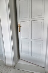 Image showing Bedroom Door Left Ajar