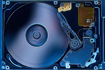 Image showing Open Hard Disks HDD