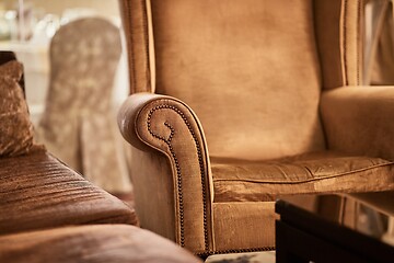 Image showing Luxurious vintage sofa