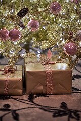 Image showing Christmas Tree And Presents