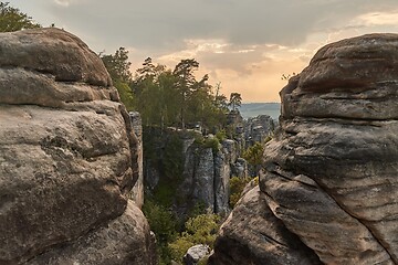 Image showing Majestic Rocky Landscape