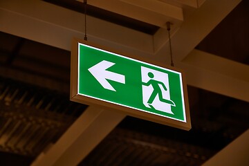 Image showing Emergency Exit Sign