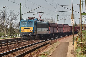 Image showing Freight Train Coming