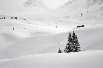 Image showing Mountains in the Alps