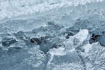 Image showing Block of glacier ice