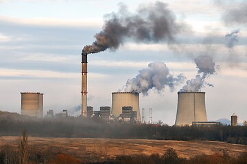 Image showing Power Plant Smoke