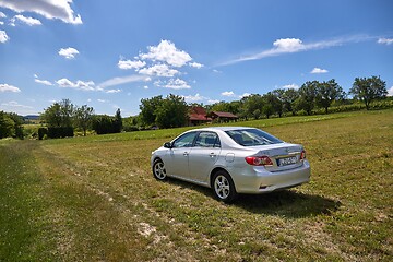 Image showing Toyota corolla in the countryside