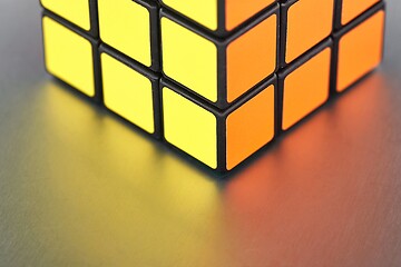 Image showing Rubik\'s cube solved