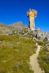 Image showing Maltese Cross, hiking destination in Cederberg, South Africa