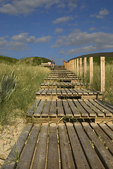 Image showing Boardwalk pointing at the future