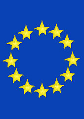 Image showing European Union. Modern design. Contemporary art collage.