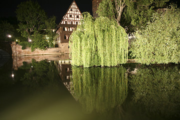 Image showing  Framework building at river in Nuremberg