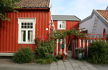 Image showing Old houses