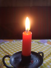 Image showing Burning candle