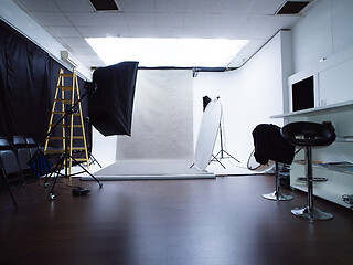 Image showing Modern photo studio interior