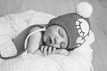 Image showing cute newborn baby