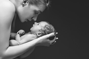 Image showing mother with newborn child