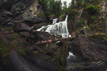 Image showing Waterfall in Altai Mountains