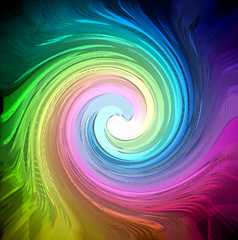 Image showing color twirl background