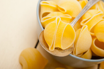 Image showing Italian snail lumaconi pasta 